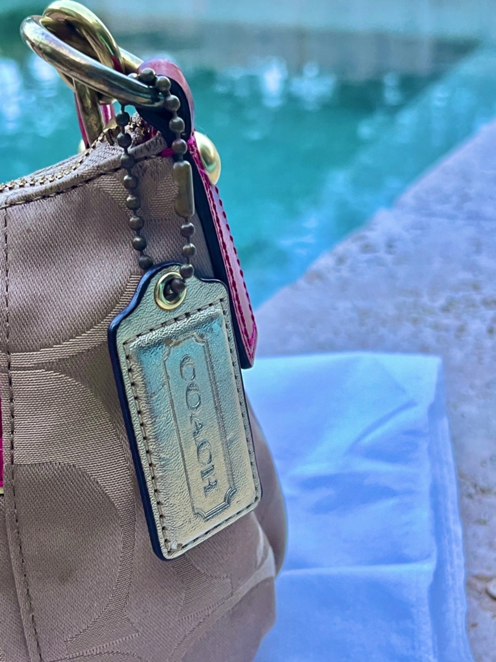 Coach Poppy Signature Hobo Bag - Picture 3 of 14
